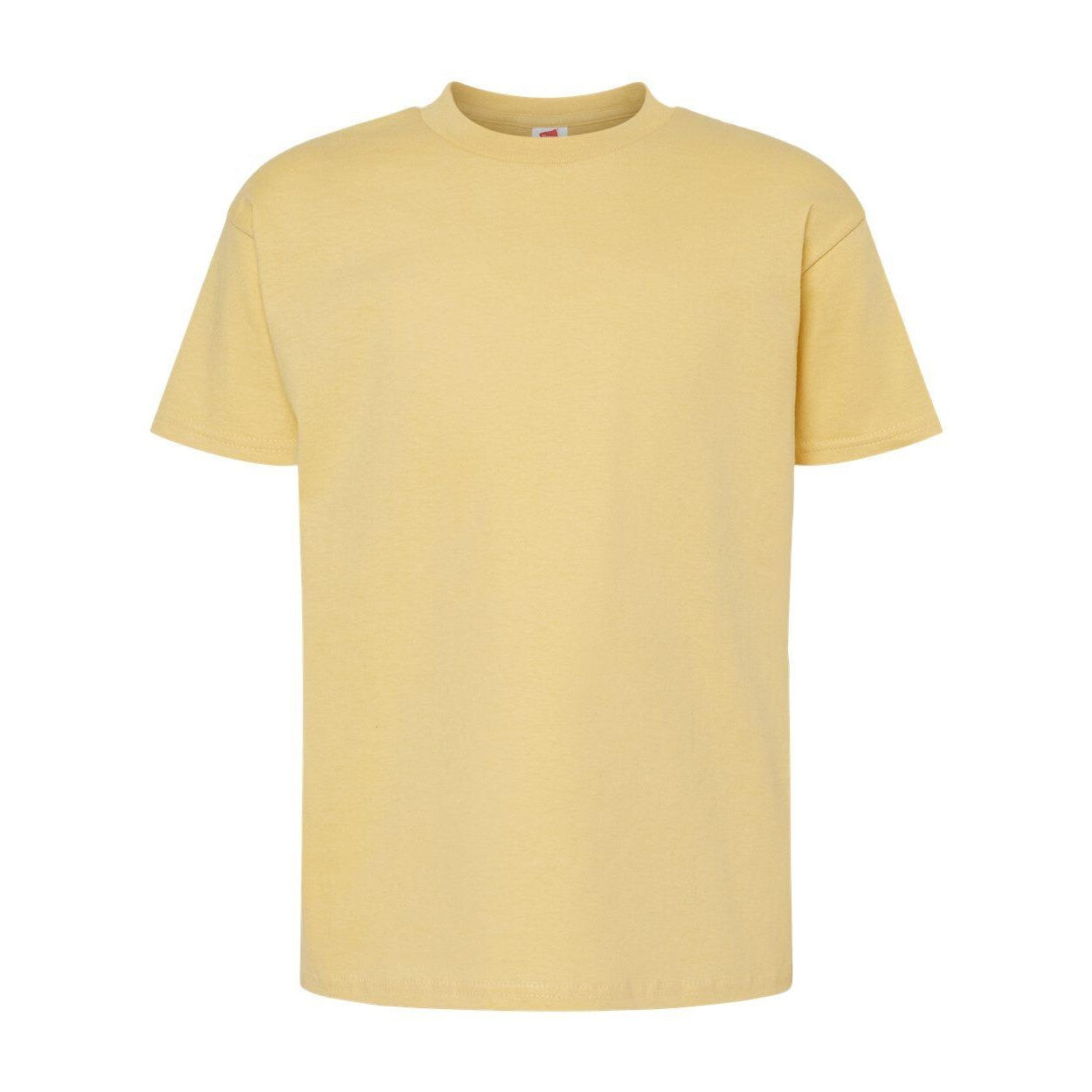 Молодежная футболка Hanes Essential-T, цвет Athletic Gold — фото 3