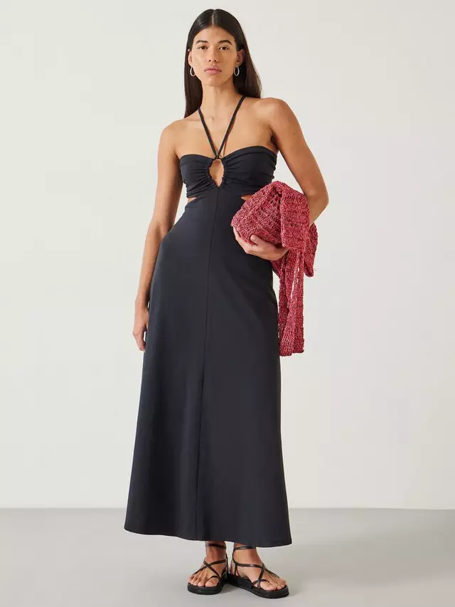 

Платье HUSH Jemma Jersey Beach Maxi, черный