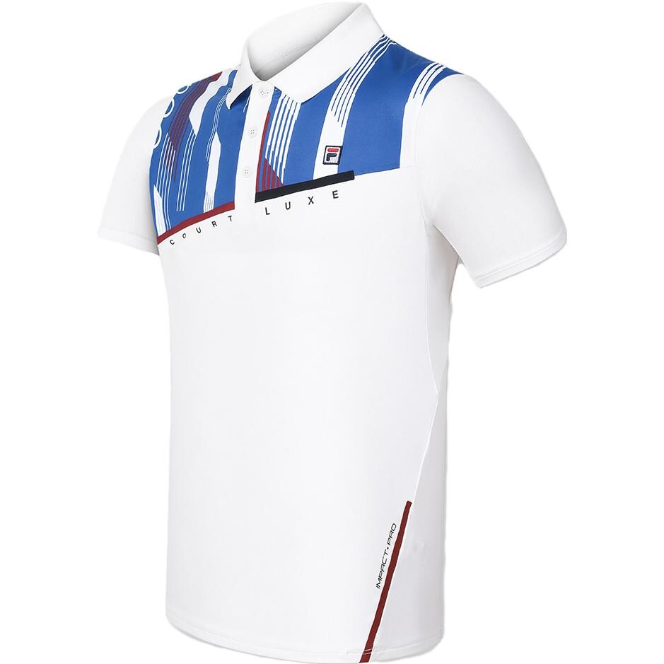 

Рубашка поло мужская белая Fila, цвет Jade White