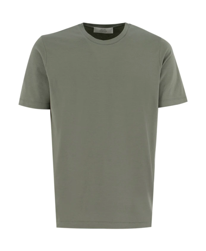 

Хлопковая футболка с круглым вырезом для жарких дней Mauro Ottaviani, зеленый