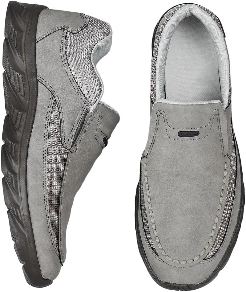 

Мужские повседневные кроссовки Дышащие Удобные Кожаные Мокасины Generic, Gray9