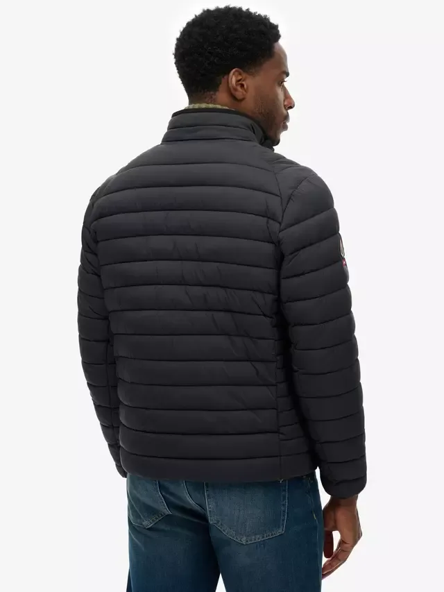 Пуховая куртка Fuji Lite, черная Superdry — фото 2