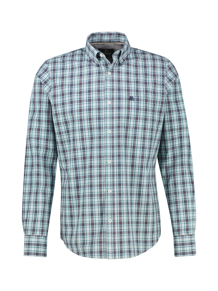 

Рубашка на пуговицах классического кроя LERROS, синий