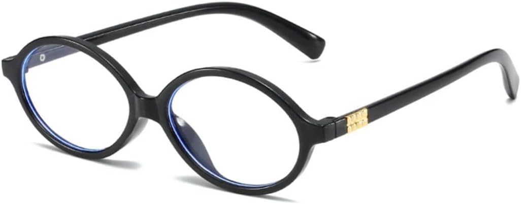 

Солнцезащитные очки с защитой от УФ-излучения UV400 | Овальная маленькая оправа, панк-стиль, яркие линзы | Для женщин и мужчин, для занятий спортом на открытом воздухе и вождения DSVIGF, Black