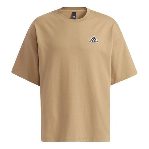 

Футболка men's casual sports stylish short sleeve yellow t-shirt Adidas, желтый