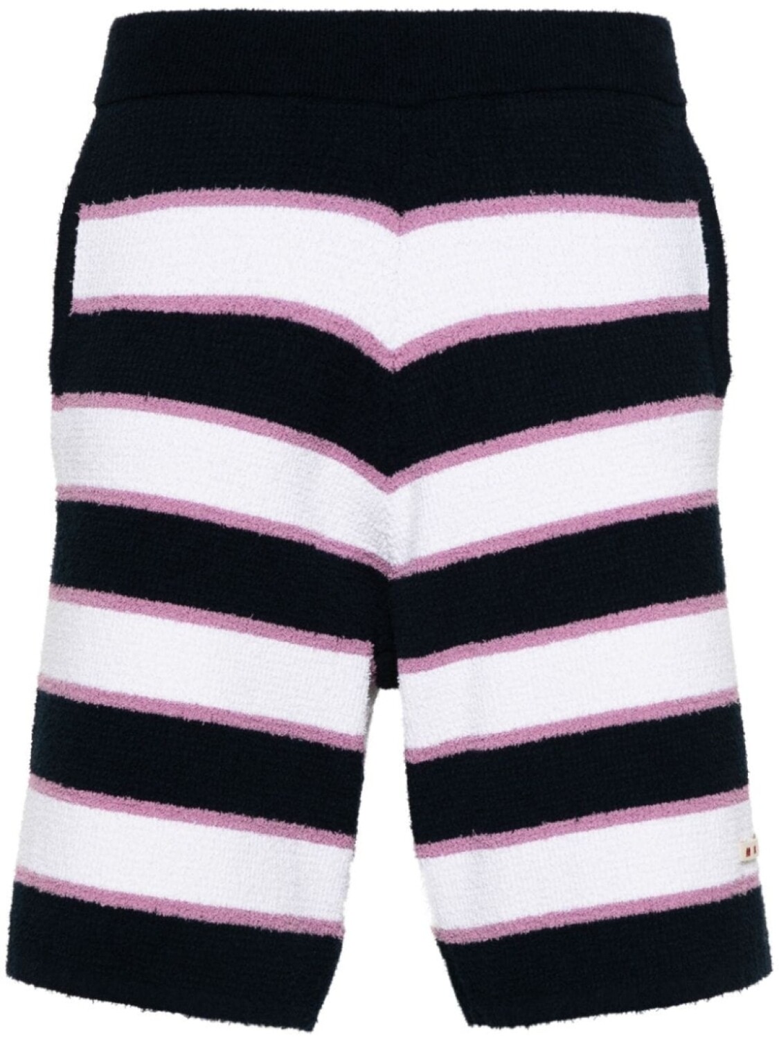 

Marni махровые шорты с логотипом, синий