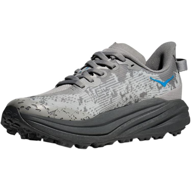 Speedgoat 6 Anti Kick And Abrasion Resistant низкие детские беговые кроссовки Gray для подростков HOKA ONE ONE, серый — фото 3