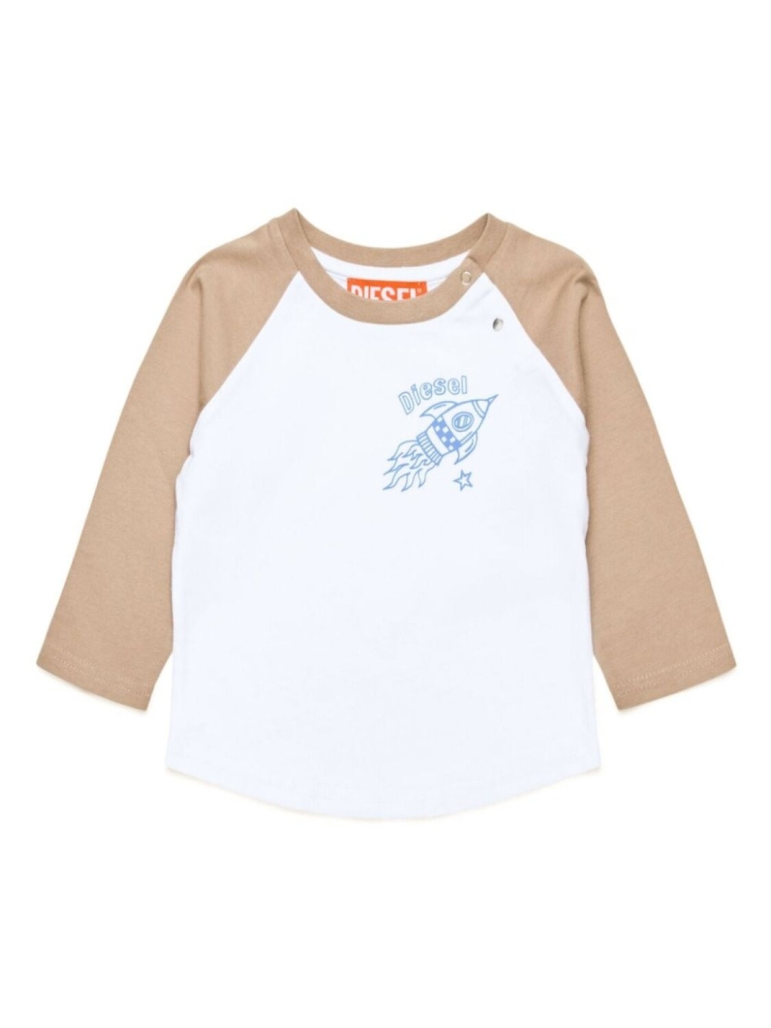 

Diesel Kids футболка с графичным принтом, белый