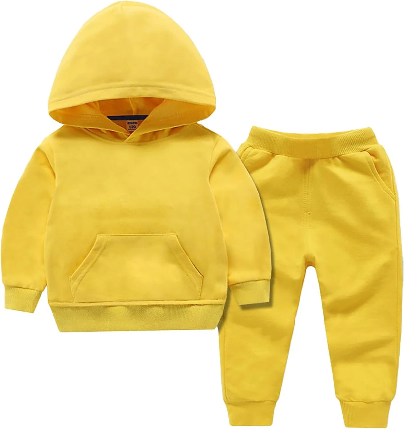 Спортивный костюм, толстовка и штаны, девочки, Yellow