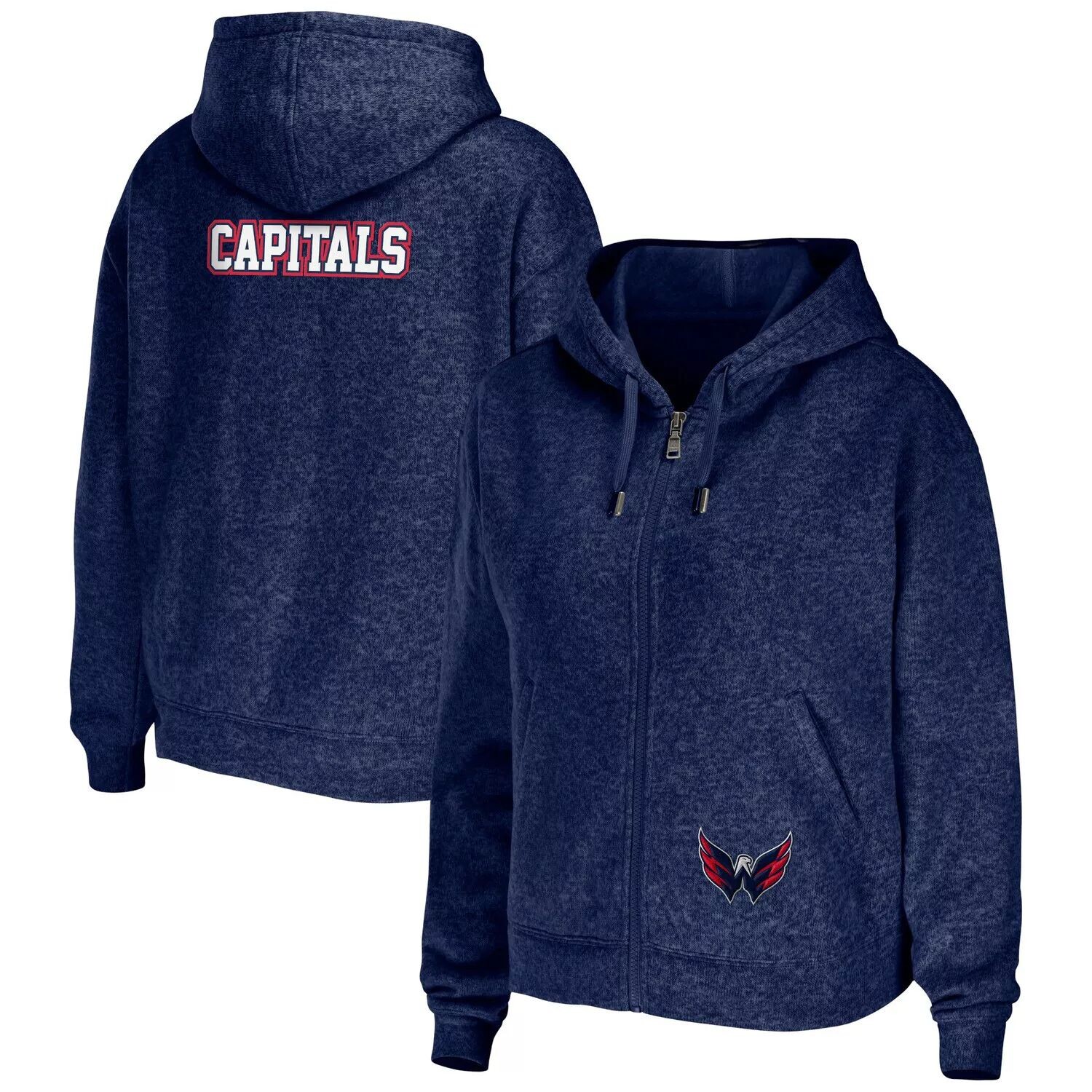 

Женская одежда WEAR by Erin Andrews Темно-синяя толстовка с молнией во всю длину Washington Capitals, Синий, Женская одежда WEAR by Erin Andrews Темно-синяя толстовка с молнией во всю длину Washington Capitals