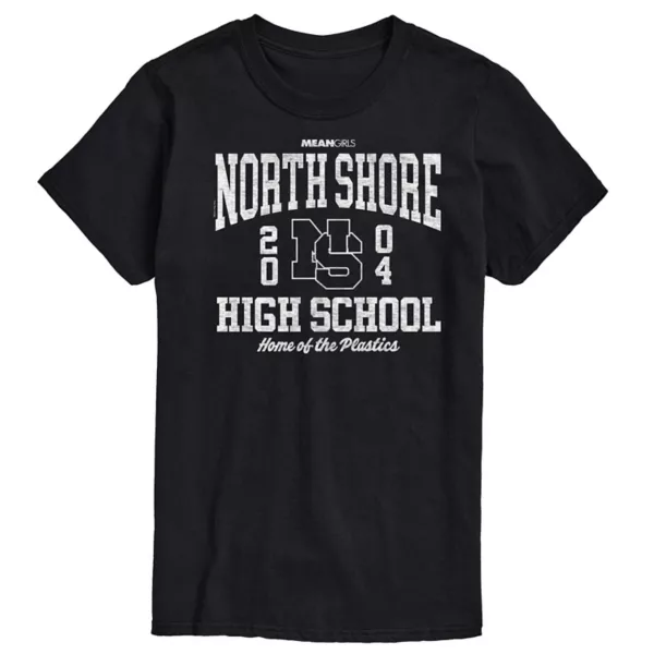 

Мужская футболка с принтом "Дрянные девчонки" North Shore HS Licensed Character, черный