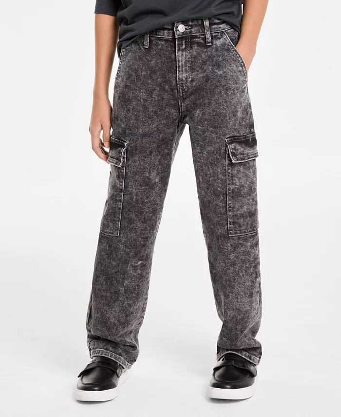 

Джинсы Relaxed Cargo для мальчиков Little & Big Epic Threads, черный