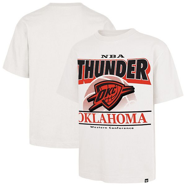 

Мужская футболка '47 white oklahoma city thunder city edition shifty foundation 47 Brand