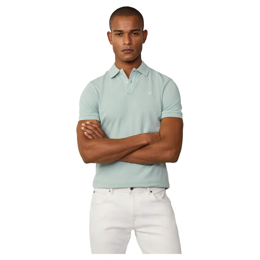 

Поло с коротким рукавом Hackett Logo Slim Fit, зеленый