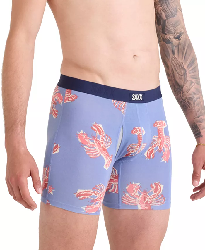 

Мужские боксеры Vibe Xtra Slim-Fit с принтом SAXX, синий