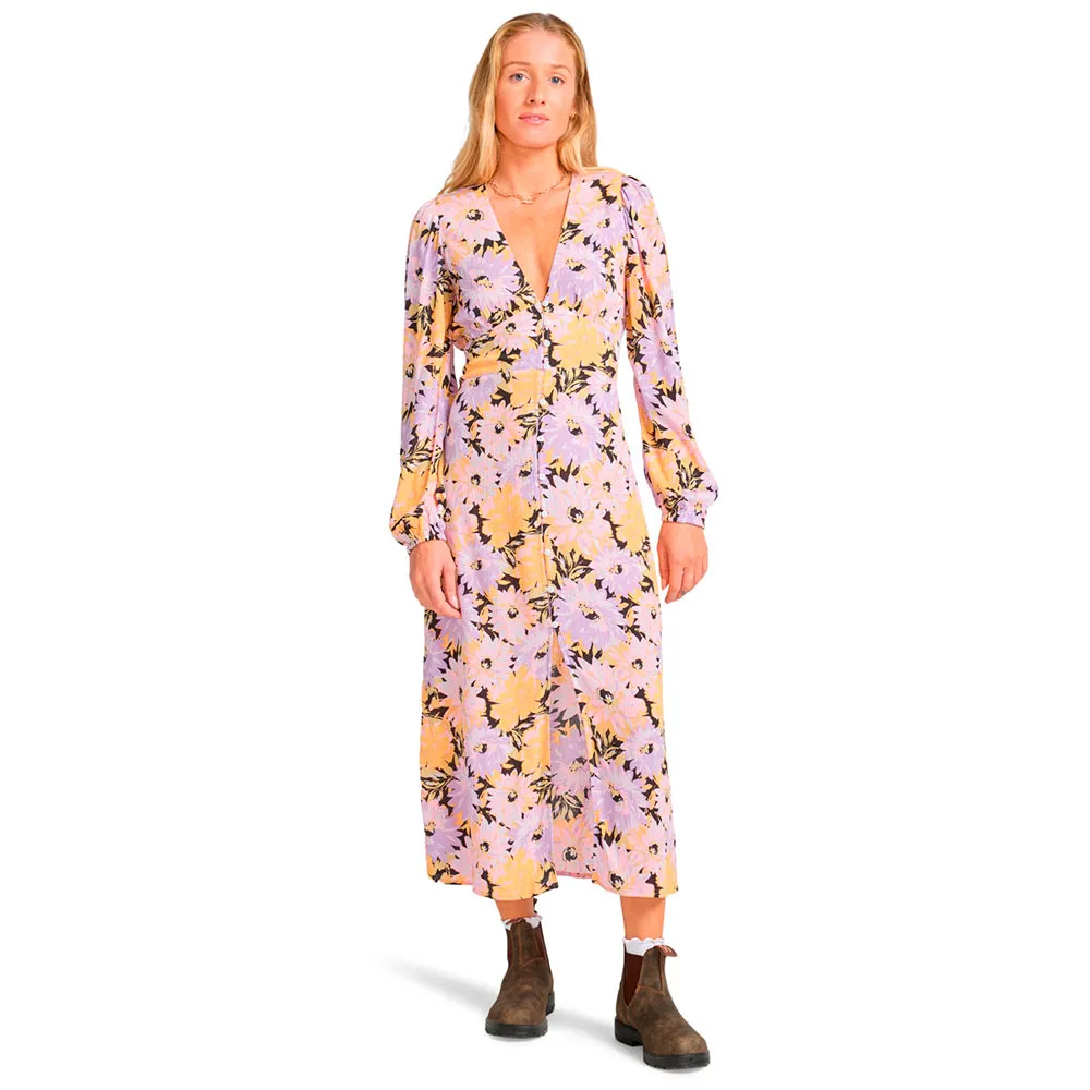 

Платье Billabong Cool Night long sleeve long, мультиколор