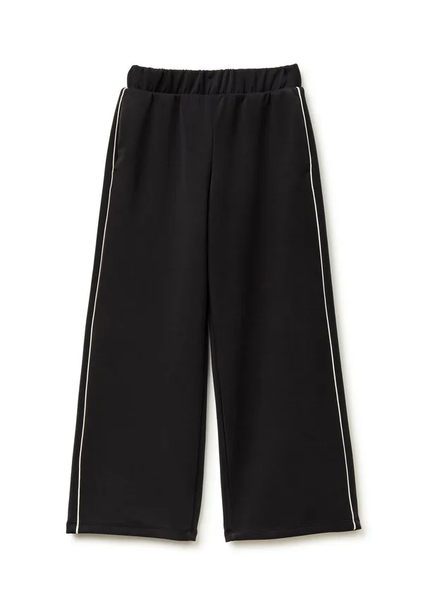 Брюки широкого кроя. спортивные штаны United Colors Of Benetton, Black