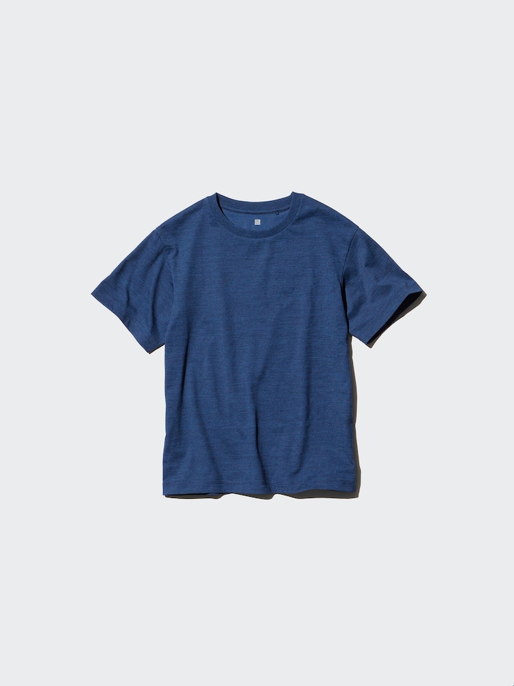 

Футболка ultra stretch dry ex с круглым вырезом Uniqlo, синий