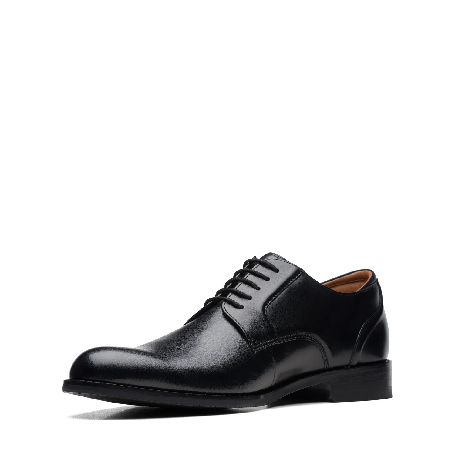 Clarks Мужские туфли из натуральной кожи черные