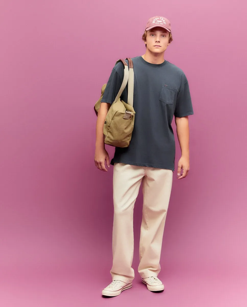 

Мужская футболка с коротким рукавом поверх красителя Green Coast, темно-зеленый