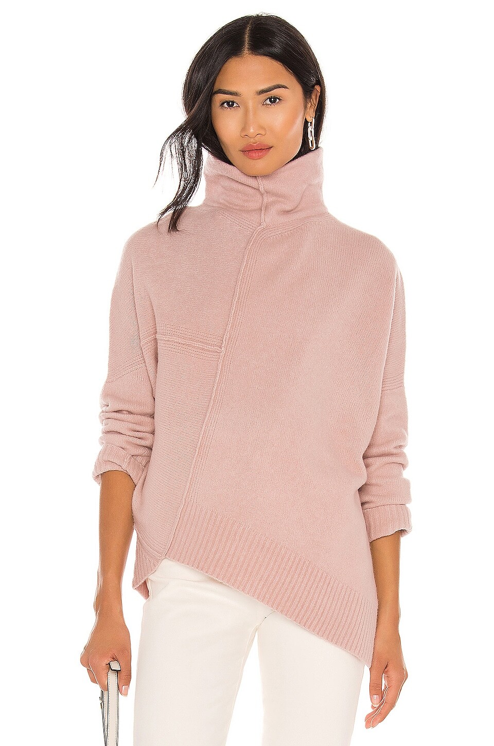 

Свитер ALLSAINTS Lock Roll Neck, цвет Rose Pink