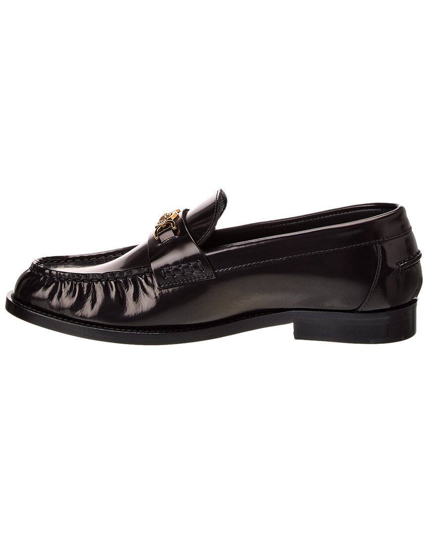 Кожаные мокасины Versace — фото 2