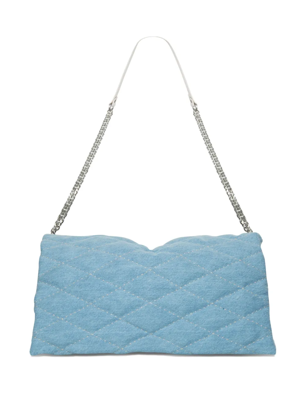 

Стеганый клатч Vitto со съемным ремешком Gava, синий