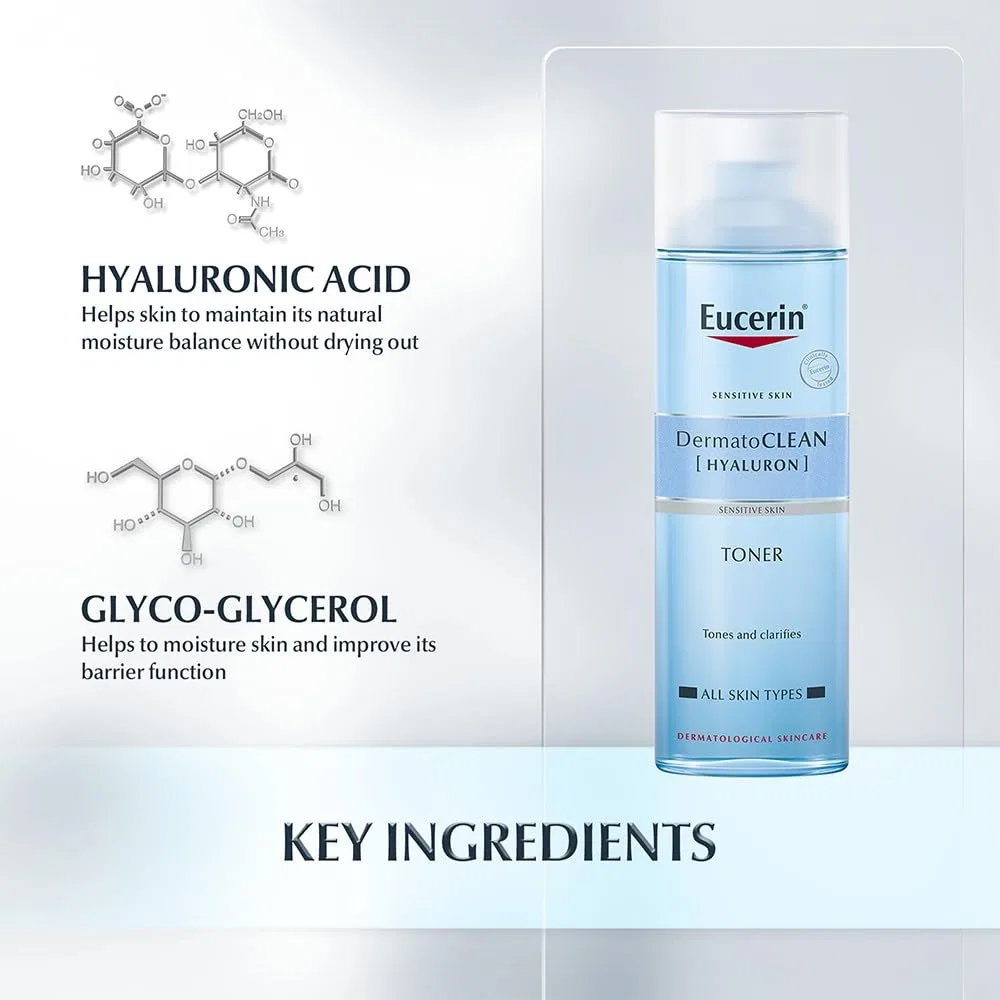 Тоник Eucerin — Очищающий DermatoCLEAN, 200 мл — фото 3