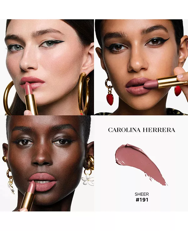 Сменный блок помады для весенней коллекции Fabulous Kiss Wild at Heart Carolina Herrera, 191- manhattan craze (sheer) — фото 3