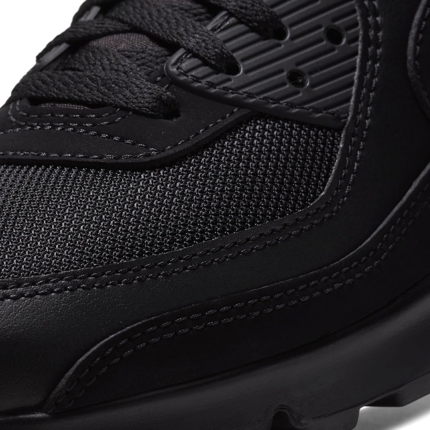 Мужские кроссовки Nike Air Max 90 Premium, белый/черный — фото 4