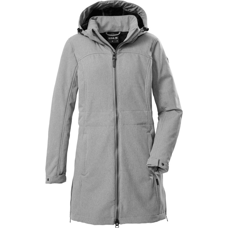 

Coat gw 34 wmn sftshll prk G.I.G.A. Dx By Killtec, цвет hellgrau