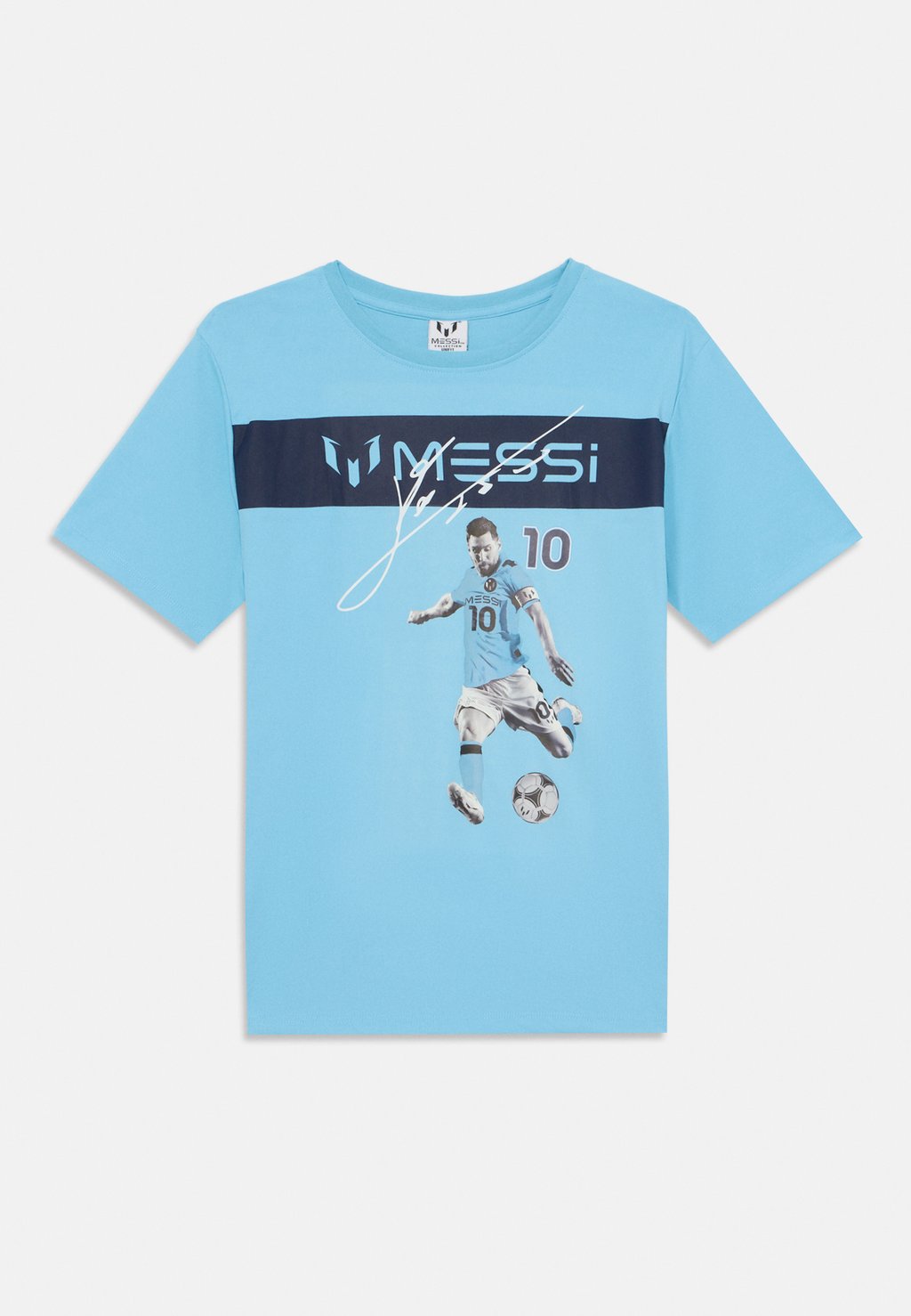 

Футболка с принтом MESSI, светло-голубой