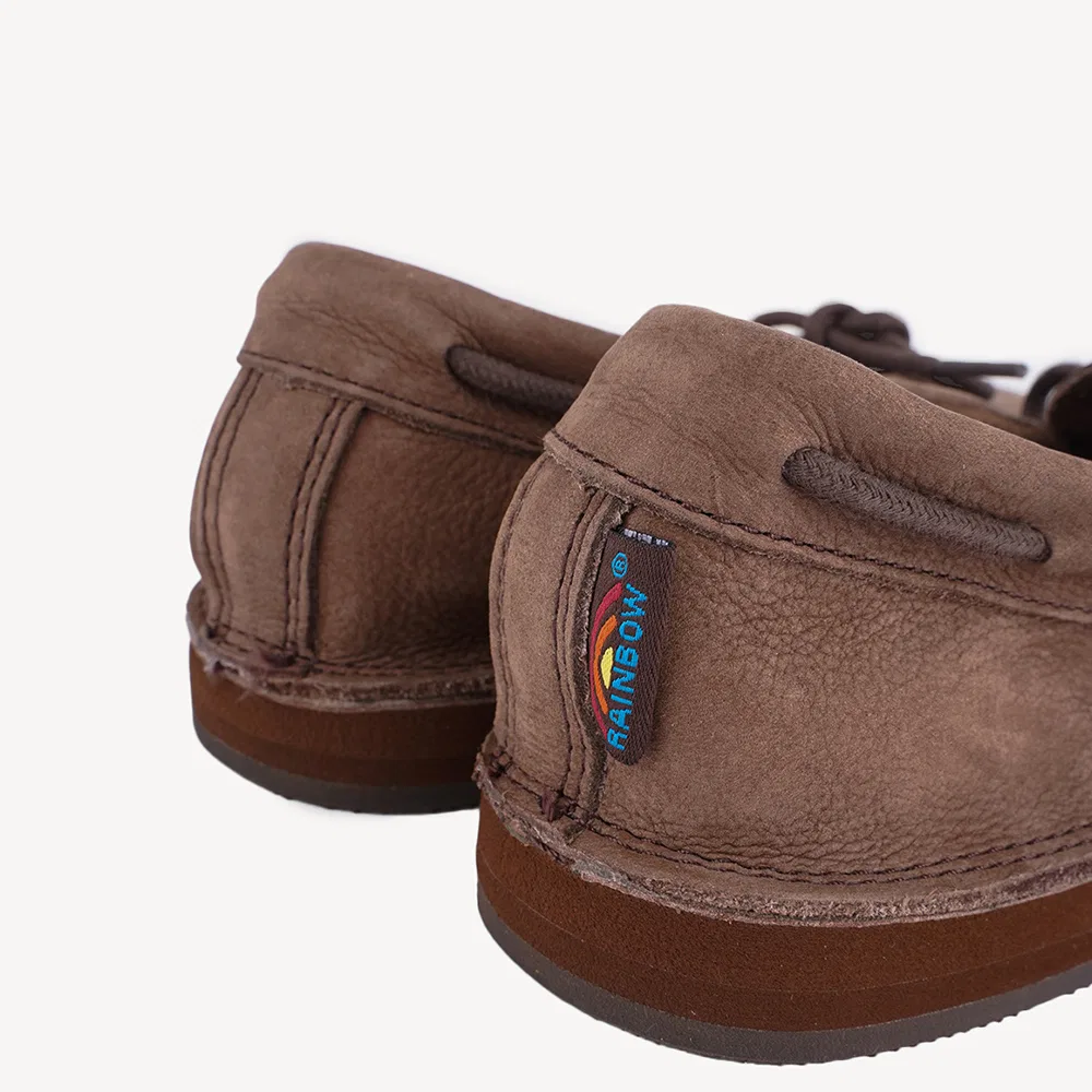 Мокасины Rainbow Sandals тёмно-коричневые унисекс — фото 4