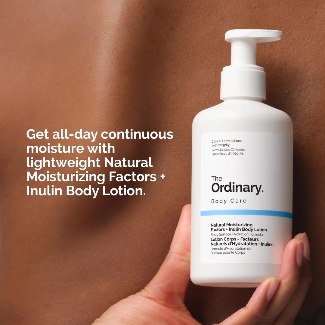 The Ordinary Natural Moisturizing Factors + Inulin лосьон для тела, легкое увлажнение и поддержка кожного барьера, одобрено Национальной ассоциацией экземы, 240 мл (упаковка 2 шт) — фото 3
