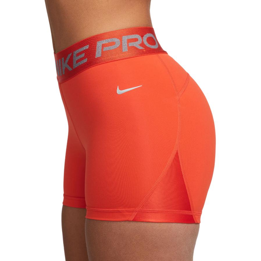 Женские шорты для спорта ProShine Dri FIT Orange Nike, оранжевый — фото 4