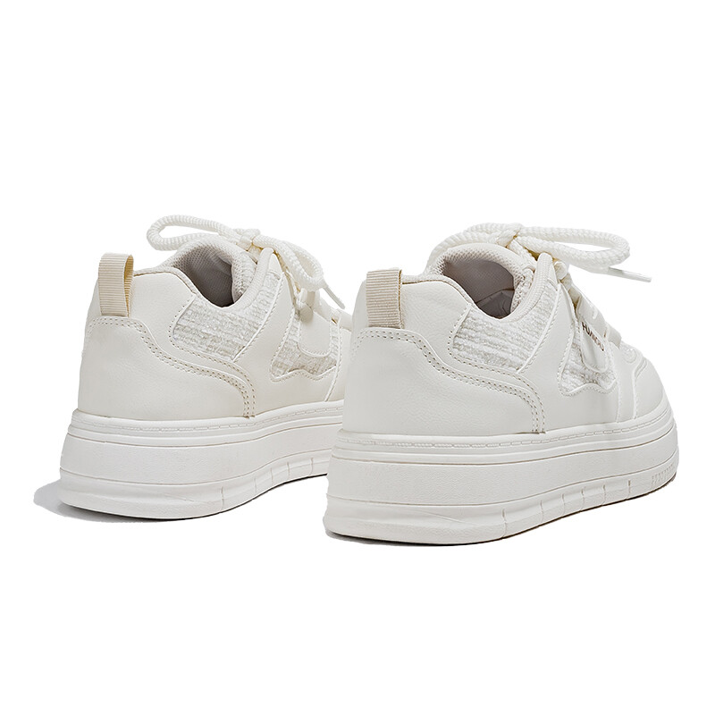 Кеды HUANQIU Skateboard Shoes Women's Low-Top White — фото 4