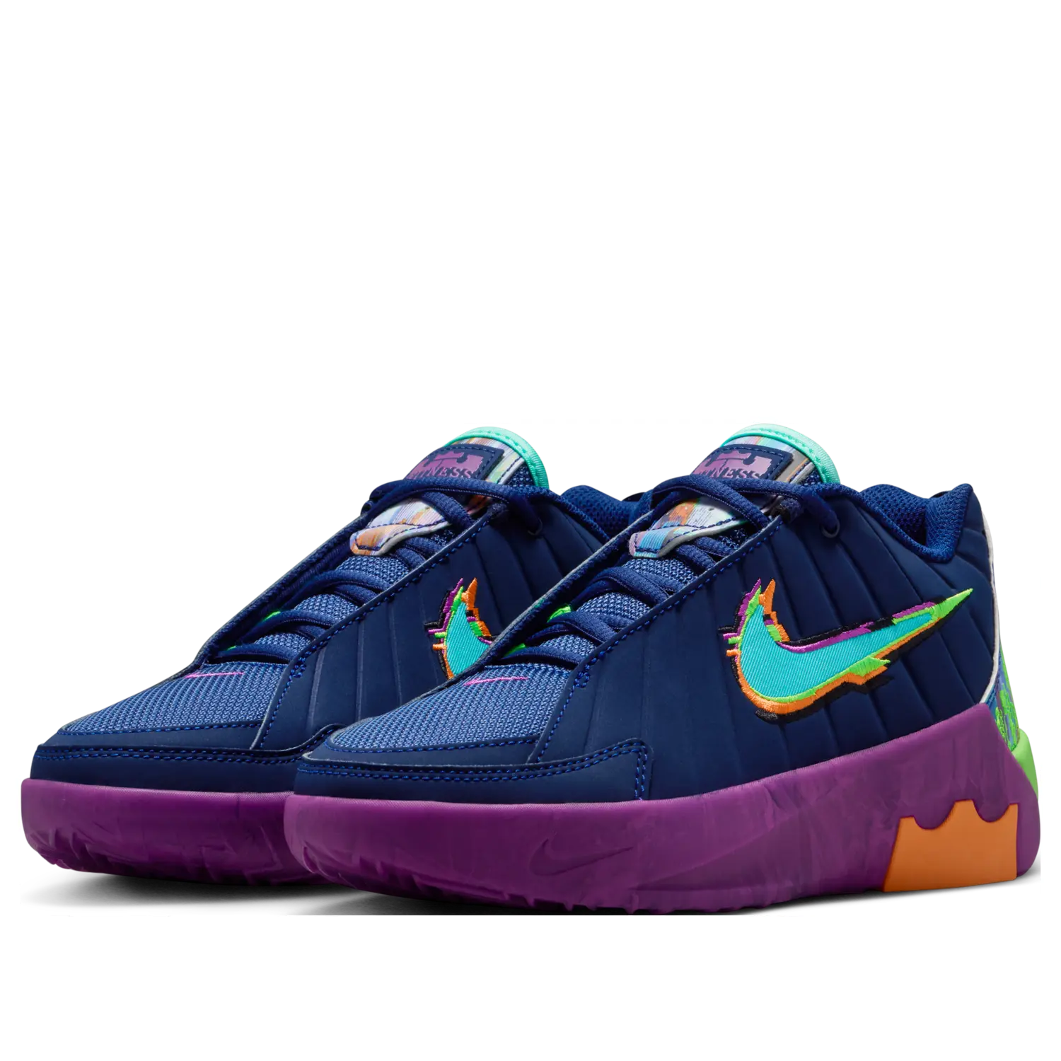 Кроссовки (GS) Nike LeBron Witness 9 'Blue Void Vivid Purple' — фото 4