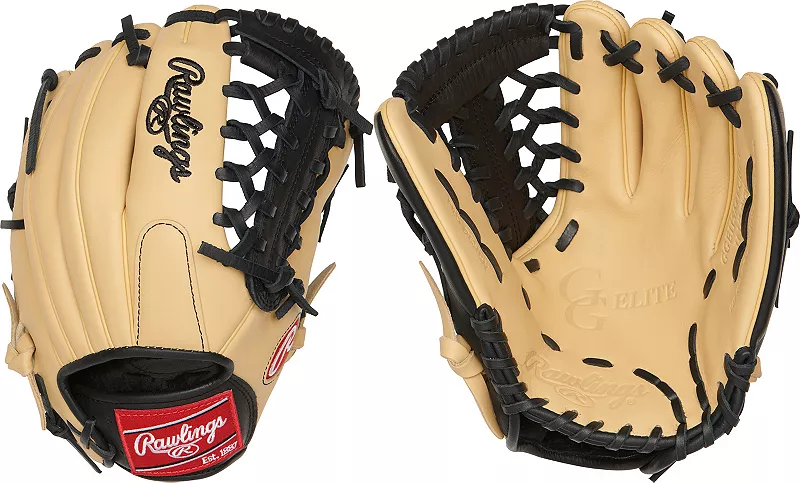 

Перчатки молодежной серии Rawlings GG Elite Series 11,5 дюйма, цвет Camel/Black