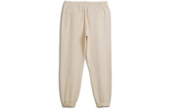 Спортивные штаны Men's adidas originals x Pharrell Williams Crossover Solid Color Knit Bundle Feet Sports Pants/Trousers/Joggers Beige, бежевый — фото 2