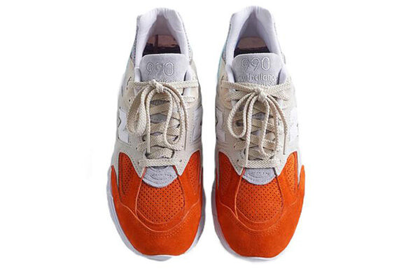 Кроссовки x kith 990v2 сделано в сша New Balance, серый — фото 4
