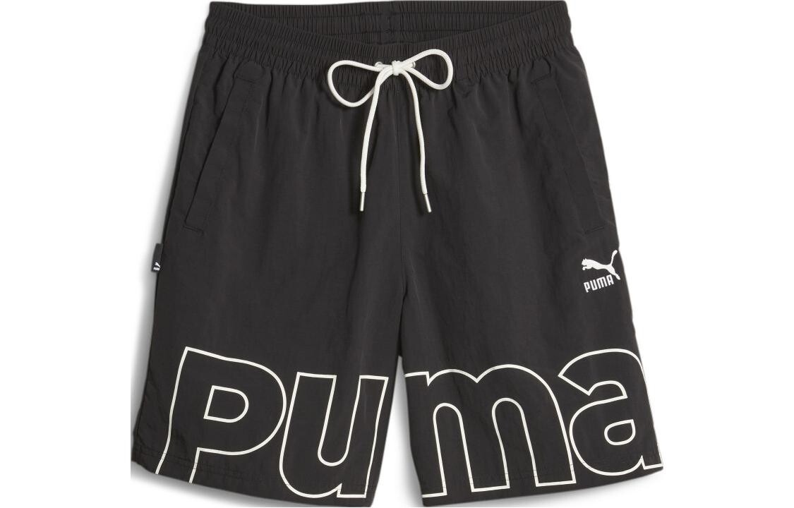 

TEAM повседневные шорты мужские черные Puma, черный