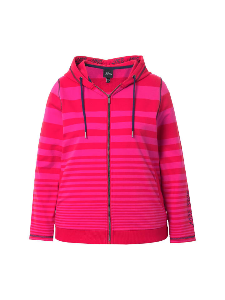 

Спортивная куртка Ulla Popken Sweatjacke, цвет lychee