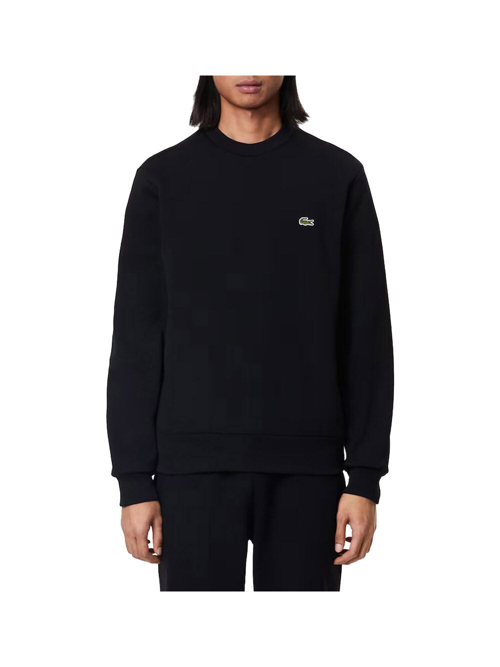 

Черная мужская толстовка Lacoste