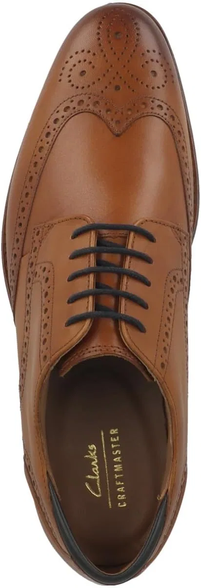 Мужские броги Clarks Craft Arlo Limit, коричневый — фото 2
