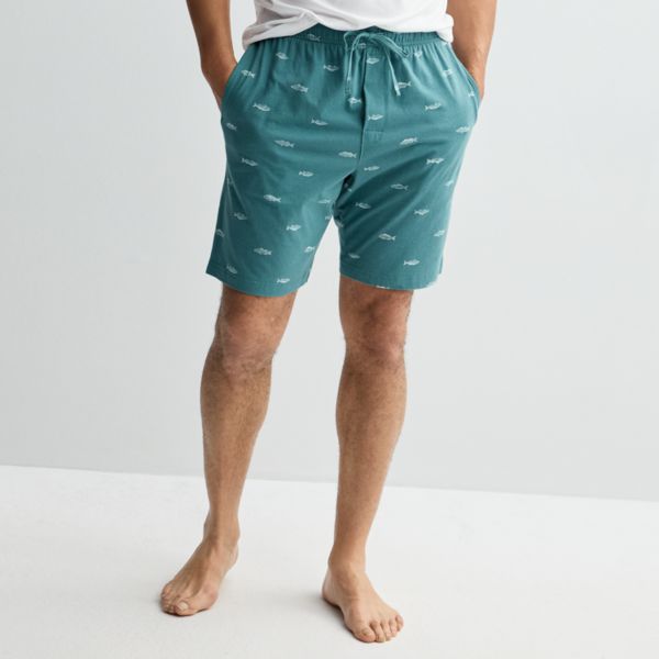 

Мужские трикотажные пижамные шорты Sonoma Goods For Life, цвет fish green