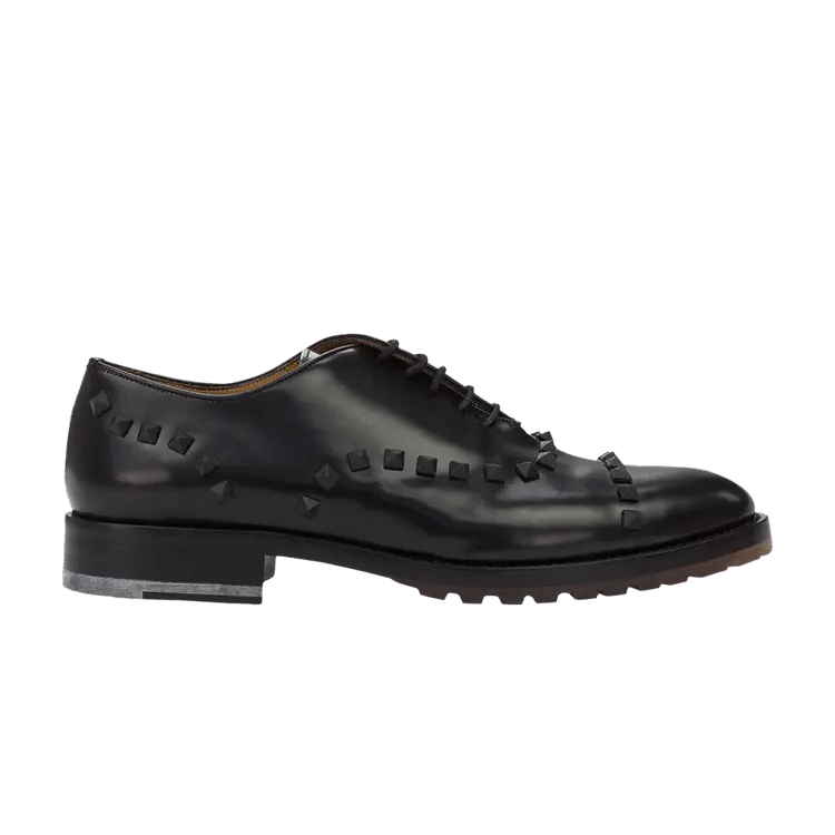 

Кроссовки Valentino Rockstud Oxford 'Black', черный