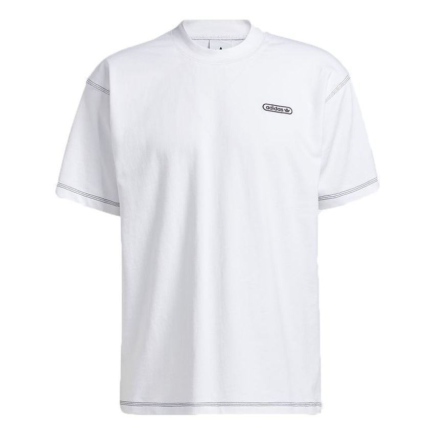 

Футболка adidas originals Ww Ss Tee Embroidered Logo Round Neck Sports Short Sleeve White GN3810