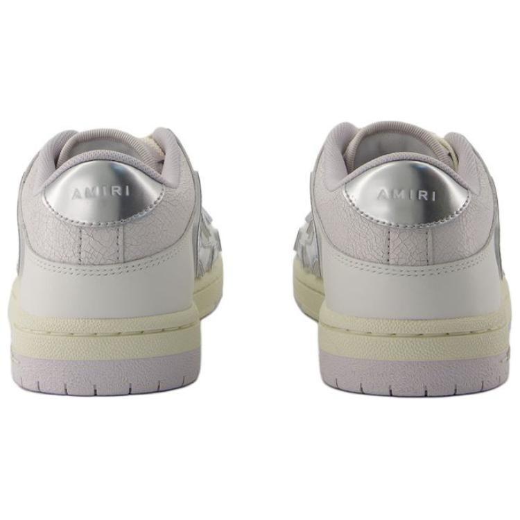 Кроссовки для скейтбординга Skel-Top Low женские, низкие, белые Amiri — фото 4