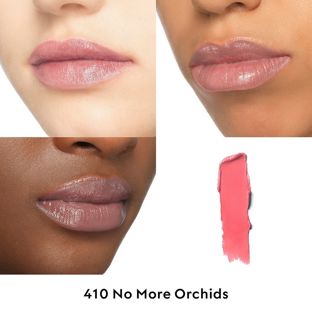 Помада для губ gucci beauty rouge a levres voile Gucci, nr. 410 no more orchids, вес 3.5 гр. — фото 4