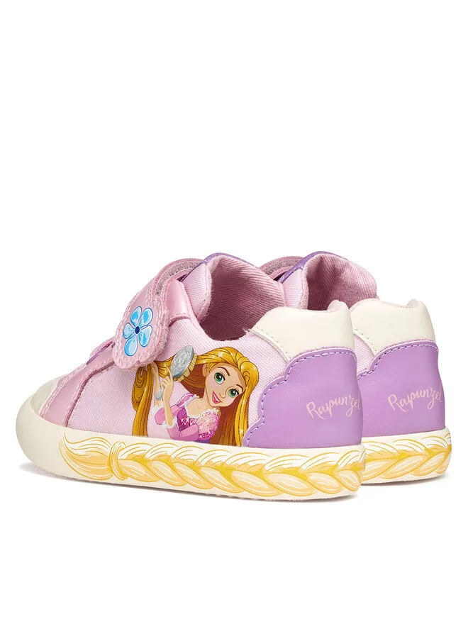 Geox Тканевые кроссовки B Gisli Girl B651MA 011AJ C8058 M розовые — фото 3